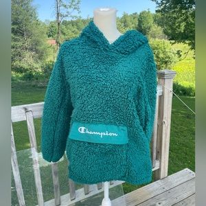 Champion Sherpa Green Hoodie XL